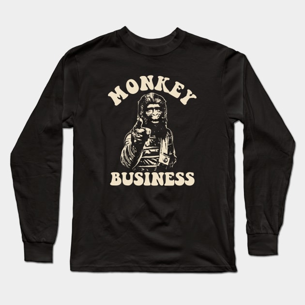 Planet of the Apes - Monkey Business 2.0 Long Sleeve T-Shirt by KERZILLA